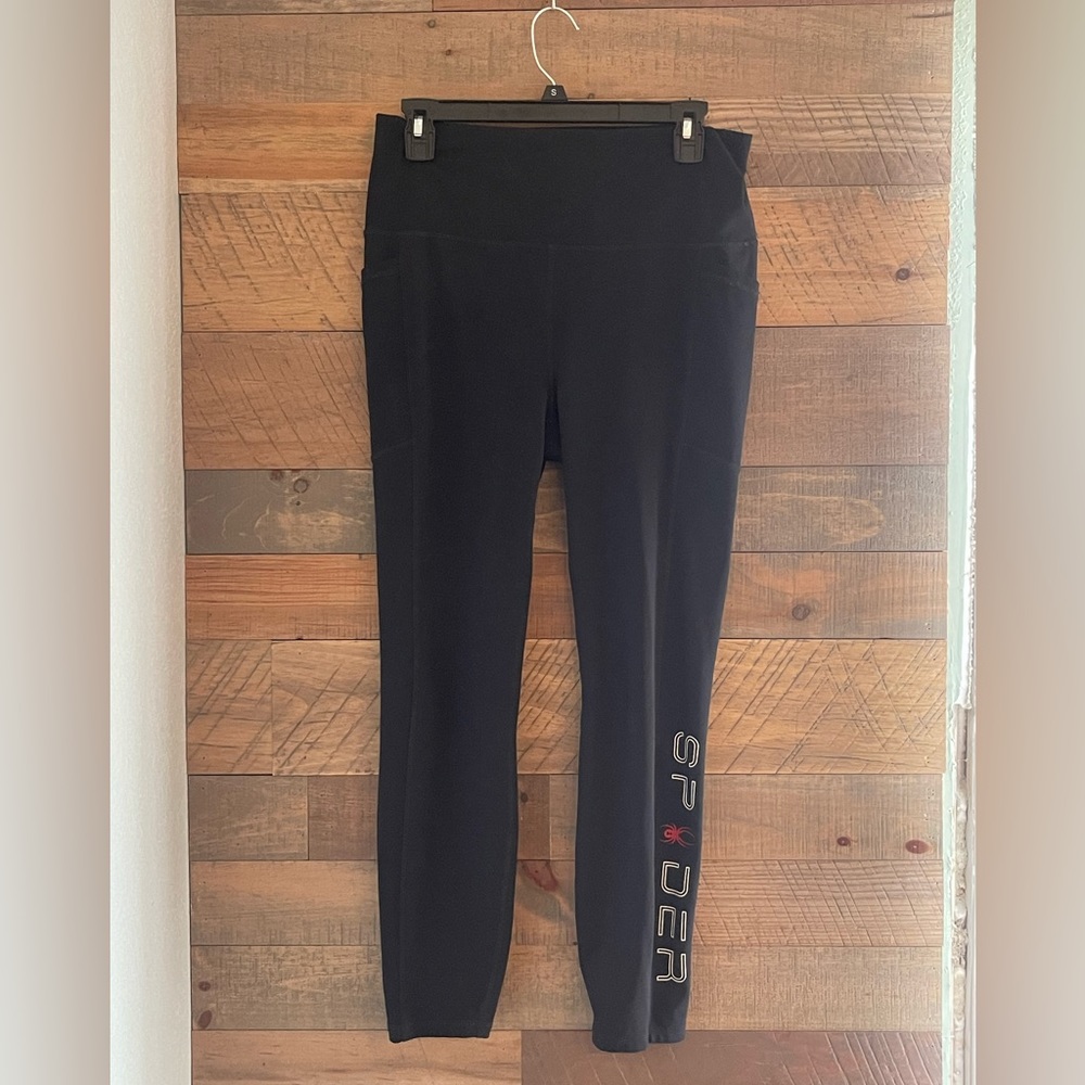 Women's spyder leggings with pockets size Large